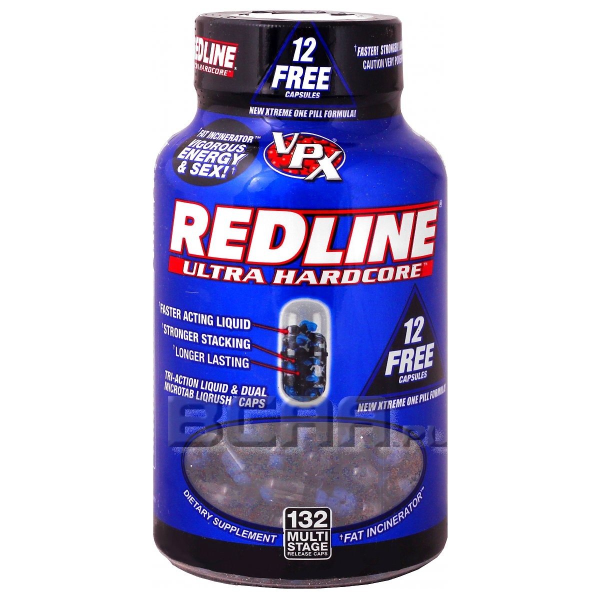 Redline Ultra Hardcore VPX 132kaps Sklep BCAA Pl