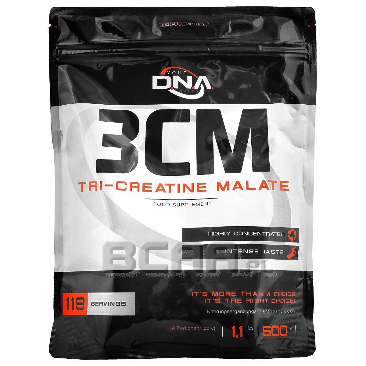 3CM Tri Creatine Malate DNA Supps 500g Sklep BCAA Pl