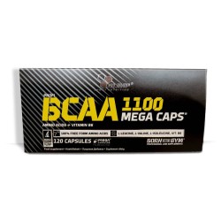 BCAA 1100 Mega Caps 120kaps.