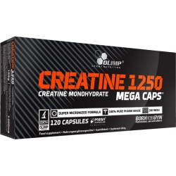 Creatine 1250 Mega Caps 120kaps.