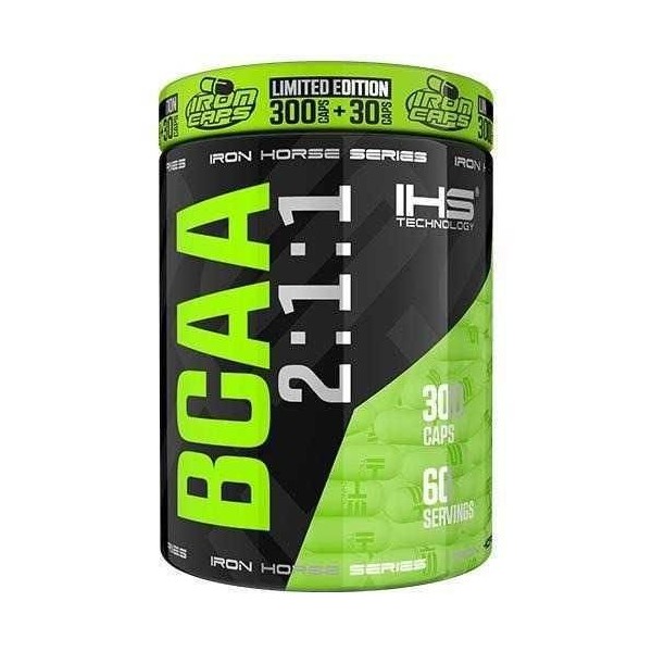 BCAA 2:1:1 IronCaps 300kaps. + 30kaps. GRATIS