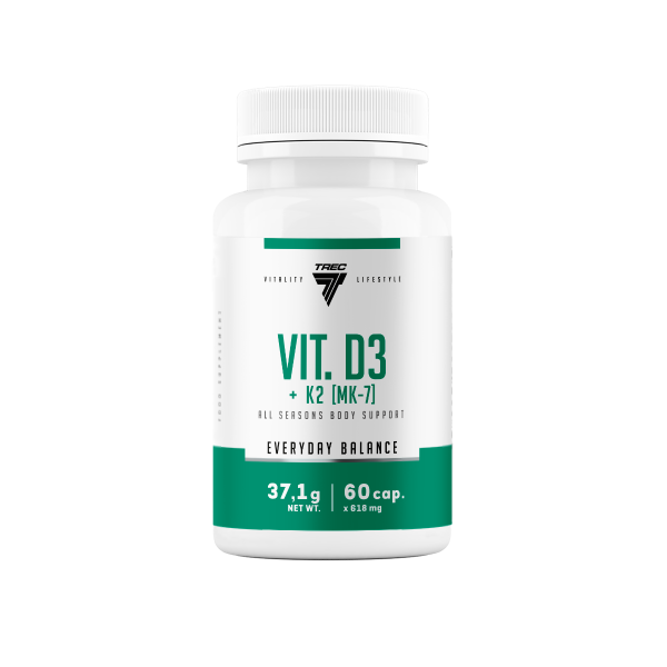 VITALITY LIFESTYLE Vit.D3 + K2 [MK-7] 60kaps.