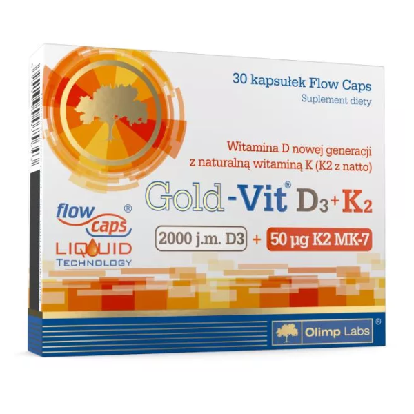 Gold-Vit 2000 j.m. D3 + K2 30kaps.