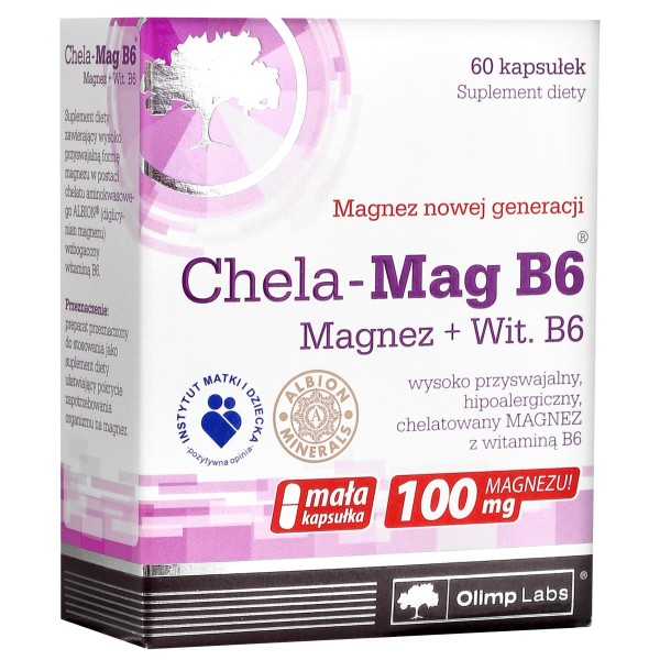 Chela-Mag B6 Magnez 60kaps.