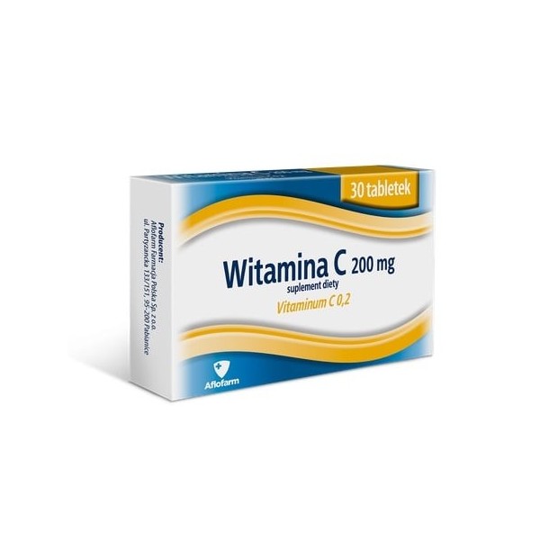 Witamina C 200mg 60tab.