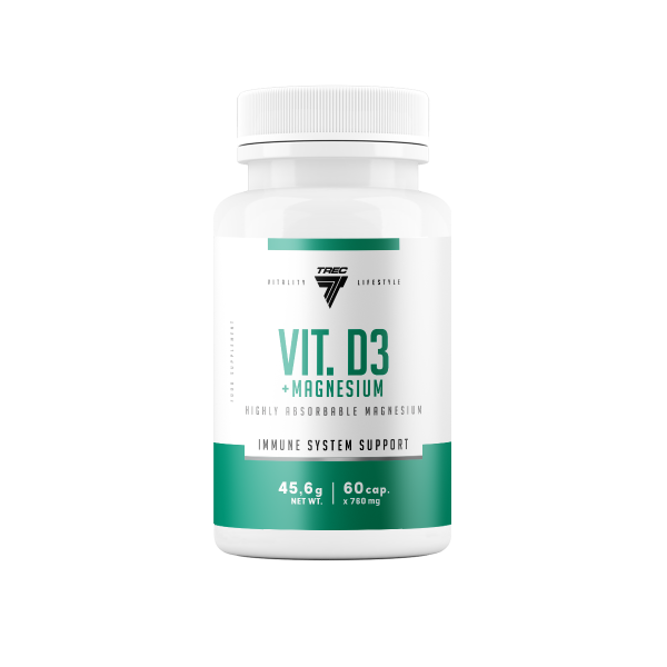 Vit. D3 + Magnesium 60kaps.