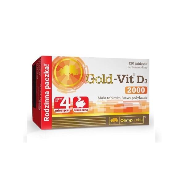 Gold Vit D3 2000 120tab.