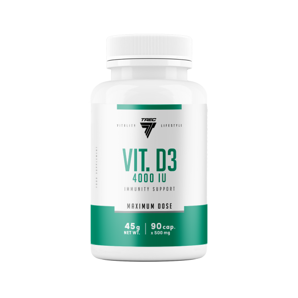 VITALITY LIFESTYLE Vit. D3 4000IU 90kaps.