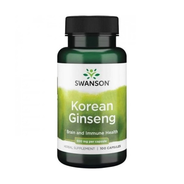 Korean Ginseng 500mg 100kaps.