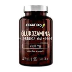 Glukozamina, Chondroityna i MSM - Siarka Organiczna 120kaps.