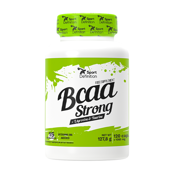 BCAA Strong 120kaps. Wyprzedaż!