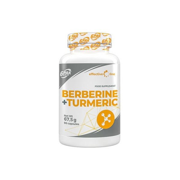 Effective Line Berberine + Turmeric 90kaps.