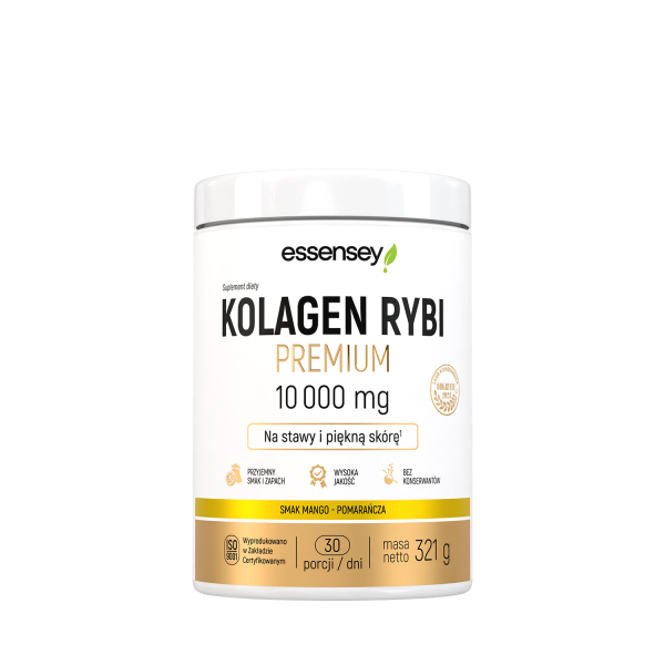 Kolagen Rybi Premium 10 000mg [mango-pomarańcza] 321g