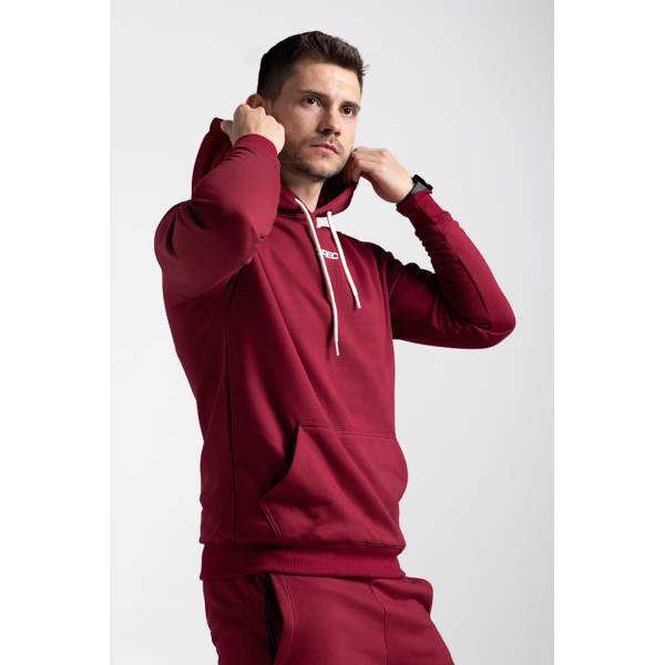 Basic Hoodie 123 Maroon