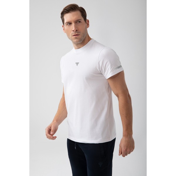 Biały T-shirt męski TW BASIC TSHIRT 181 M WHITE