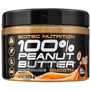 Scitec 100% Peanut Butter Smooth 500g  1/1