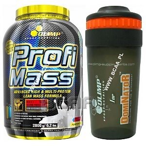 Olimp Profi Mass 2800g + Shaker Dominator Gratis! 1/1