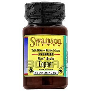 Swanson Albion Chelated Copper 2mg 60kaps. 1/2