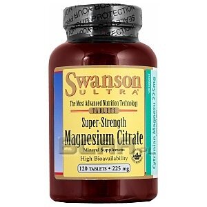 Swanson Super Strength Magnesium Citrate 120tab. 1/1