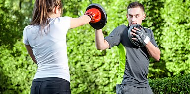 Przykładowy trening bokserski na świeżym powietrzu